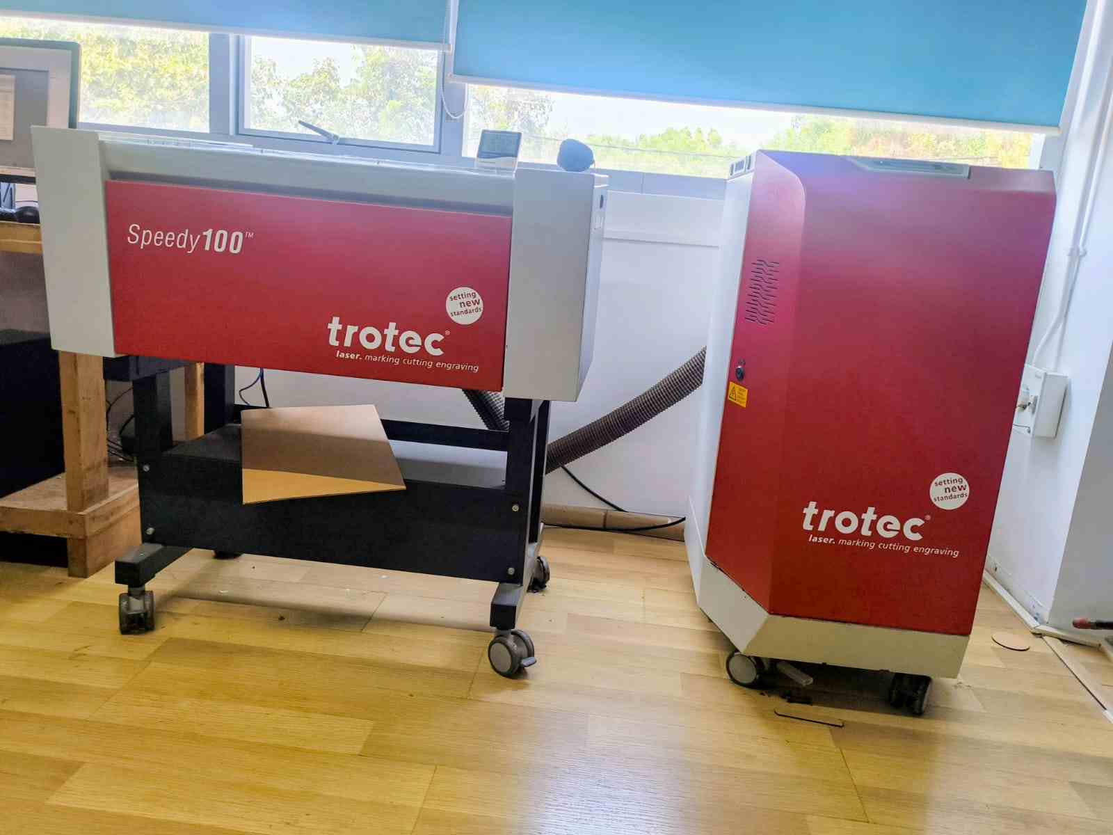 Trotec machine in our lab